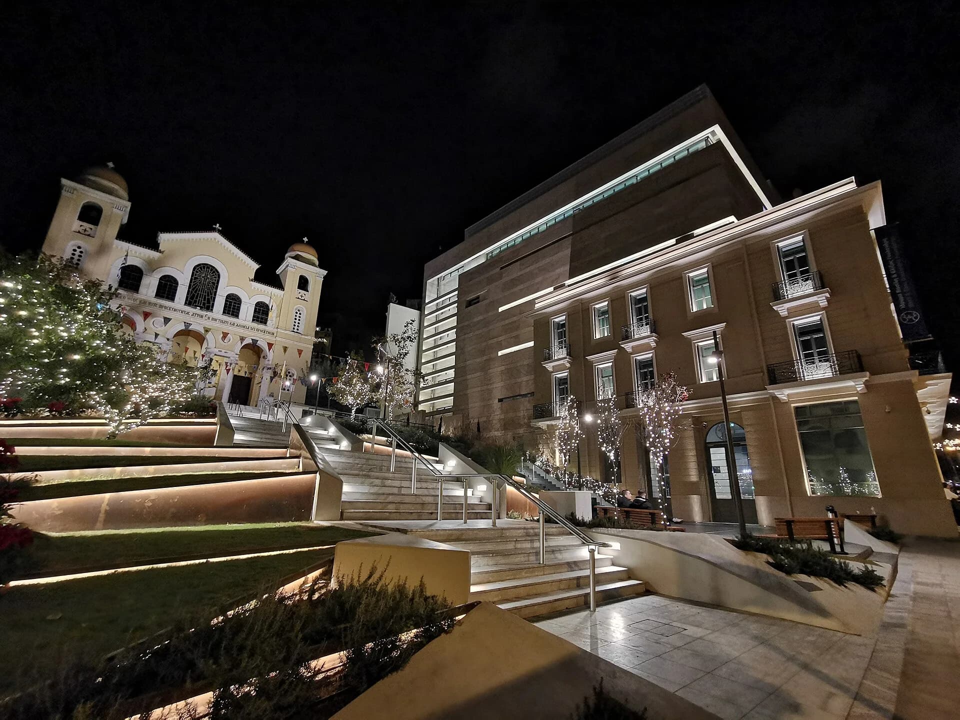 St. Spyridon Square and its church in Athens' Pangrati neighborhood